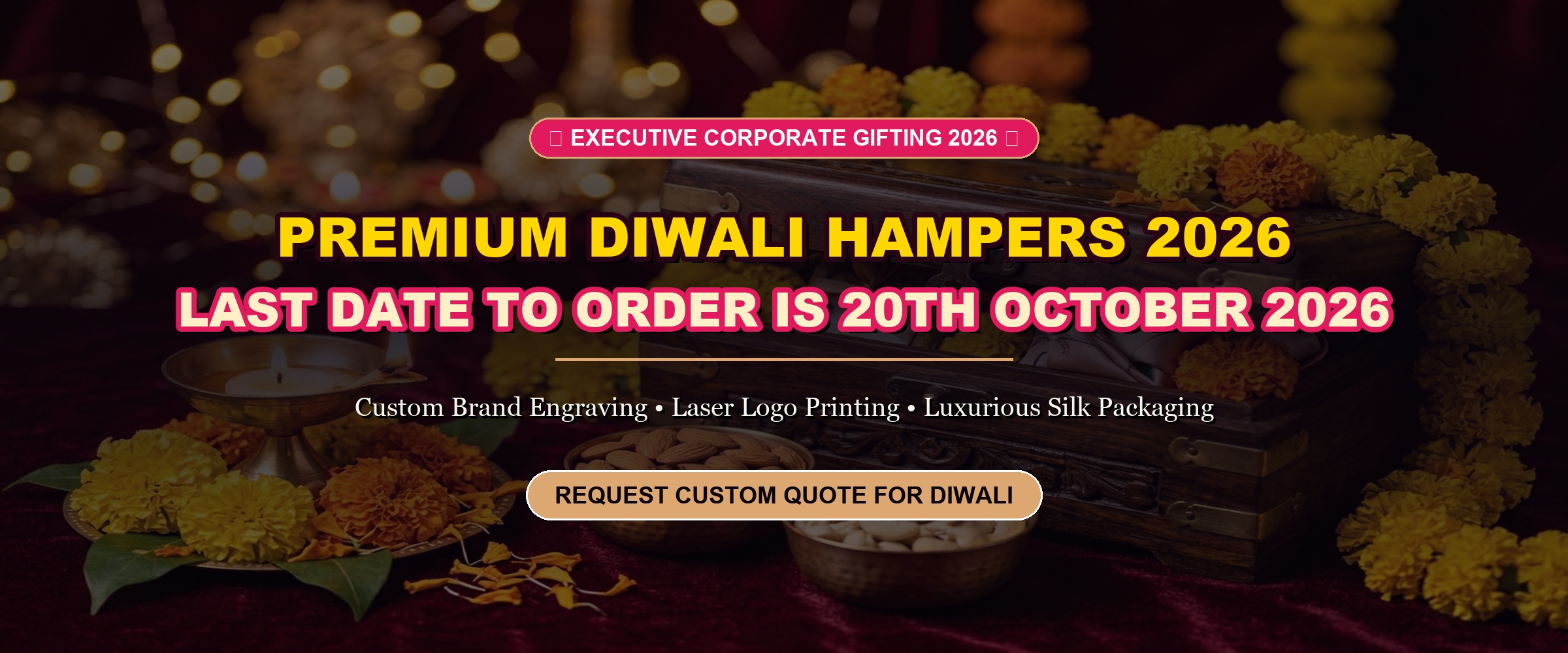 Premium Corporate Diwali Hampers 2026 — Custom Branding